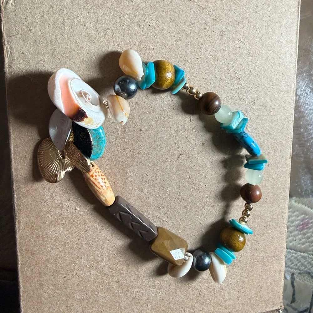 Multicolor Beaded Bracelet anklet handmade